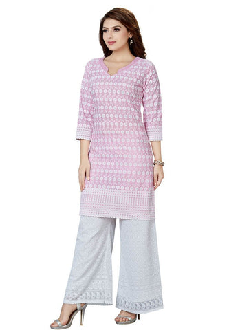 Lavander designer kurti
