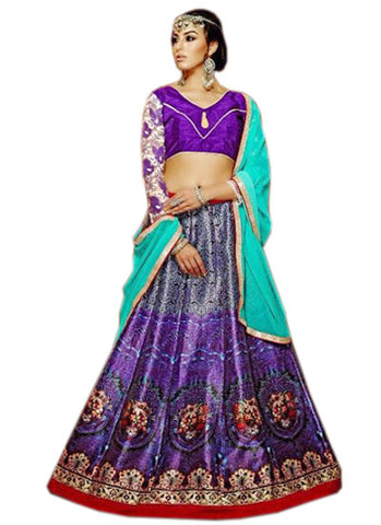 Indigo Chaniya Choli - New India Fashion