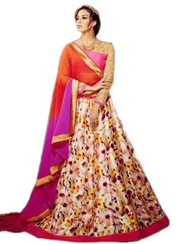 Multicolor Chaniya Choli - New India Fashion