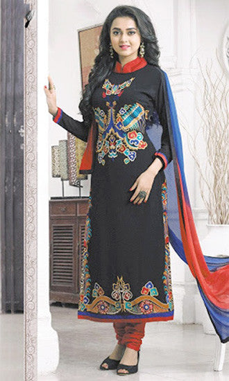 Black salwar suit - New India Fashion