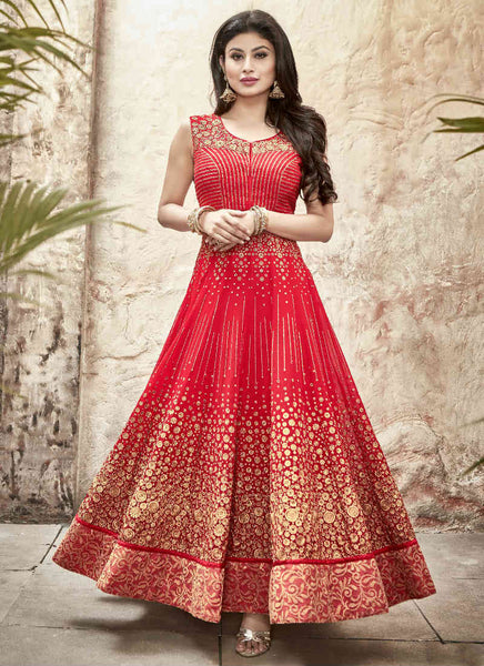 Red salwar suit - New India Fashion