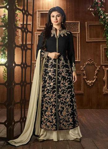 Black indowestern dress - New India Fashion