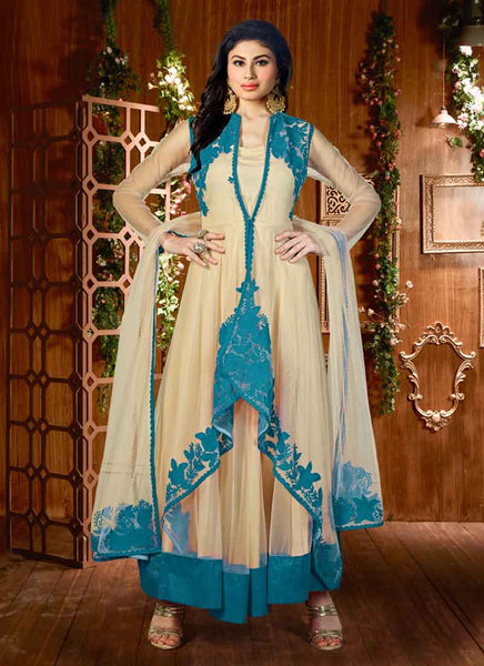 Green indowestern dress - New India Fashion