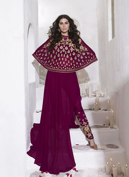 Deep Pink designer dress 