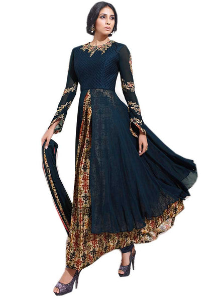 Dark Blue designer dress 