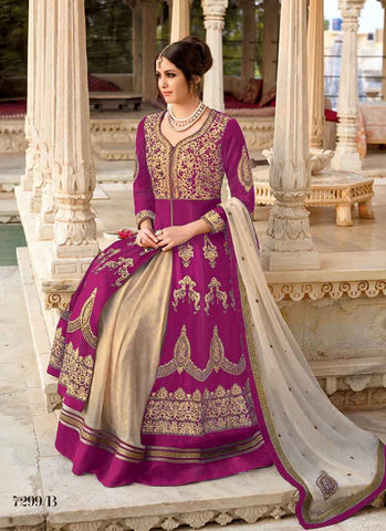 Indigo designer indowestern dress  