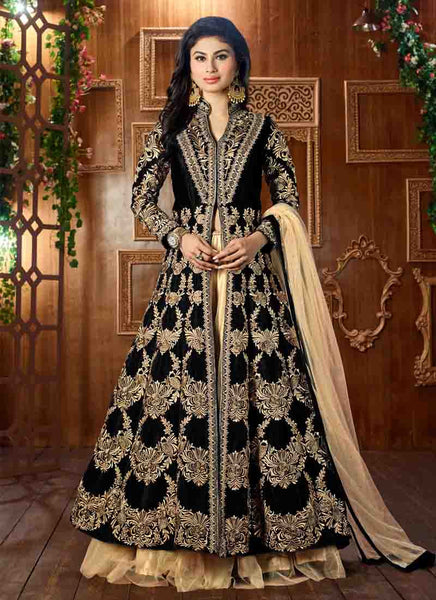 Black indowestern dress 