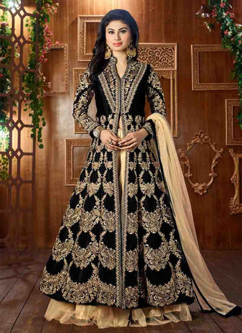 Black indowestern dress 