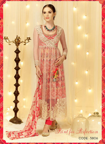 Peach salwar suit - New India Fashion