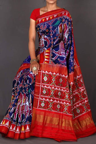 Ambadhi Hathi Single Ikat Patan Patola