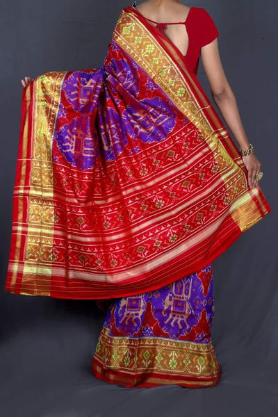 Chaab ma Hathi Patola Saree