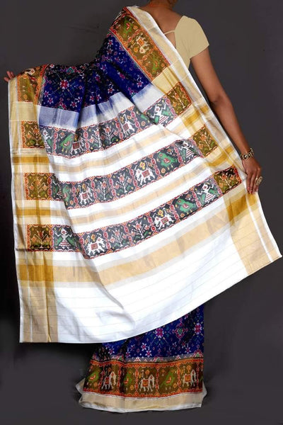 Exotic Navratna Patola in Single ikat