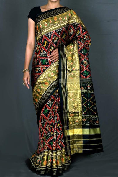 Black Narikunj Patola saree