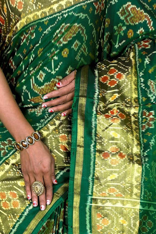 Fish design Patola saree