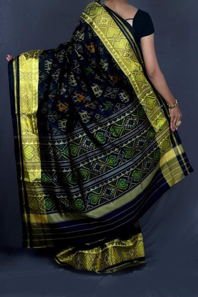 Rajkot Patola in black Narikunj