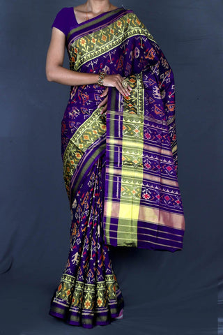 Purple Patola Saree