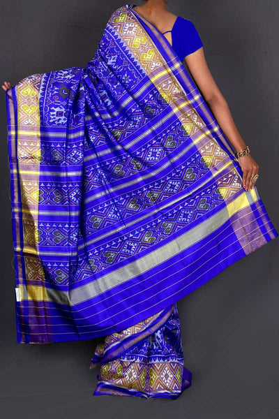 Blue Patola Saree