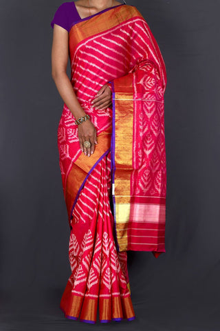 Pink Patola Saree