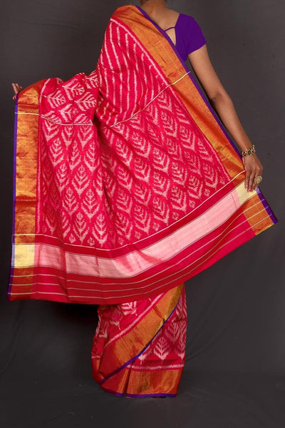 Pink Patola Saree