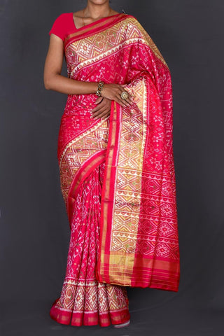 Pink Patola Saree