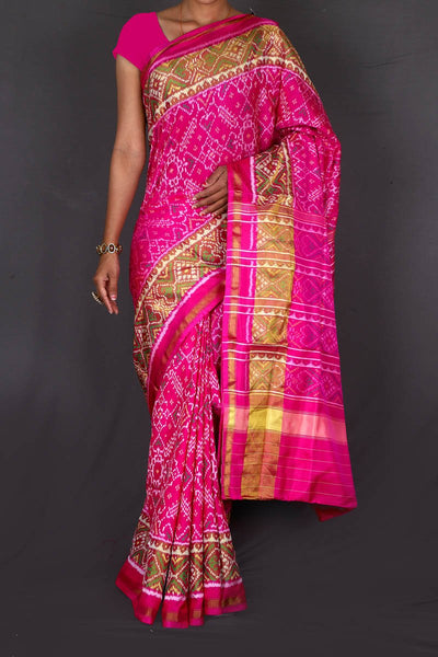 Pink Patola Saree