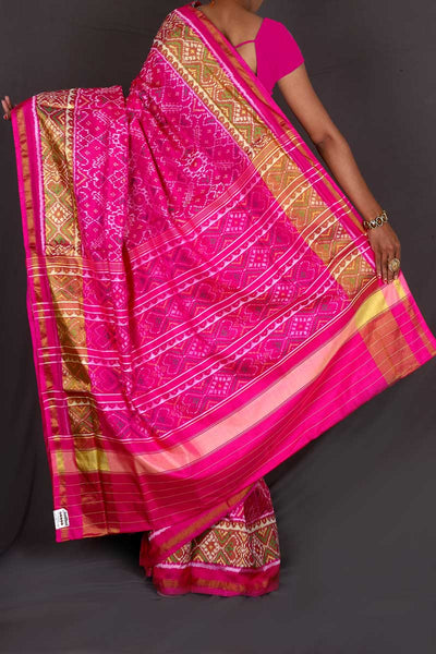 Pink Patola Saree