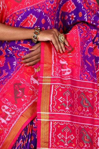 Single Ikat Patan Patola saree