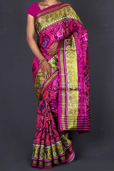 Narikunj Adtala Patola Saree