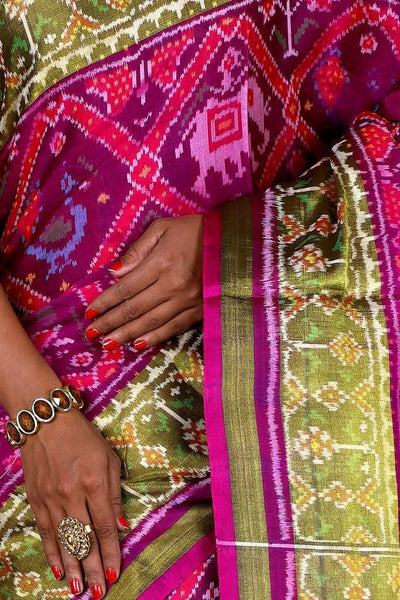 Narikunj Adtala Patola Saree