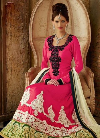 ‘Anarkali’ Is Beautiful Fusion Of Black Embroidery - New India Fashion