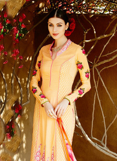 Yellow global desi salwar