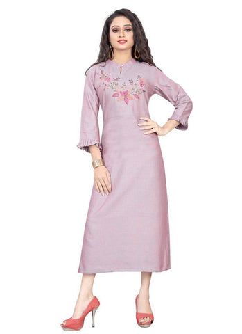 Lavender designer kurti