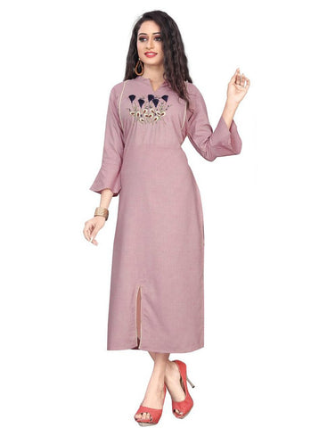 Purple designer kurti