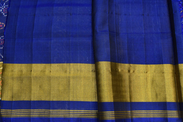 Patola saree in full blue colour