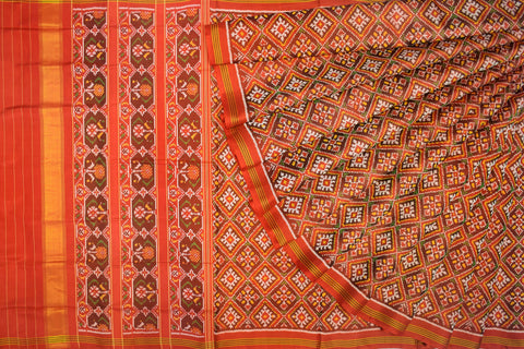 Patola saree in full Red colour