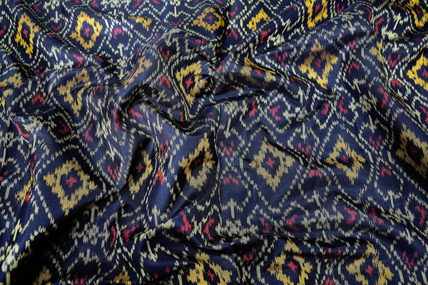 Patola saree in full black colour