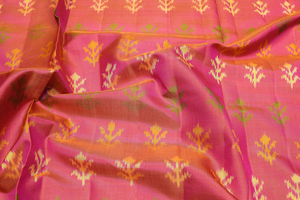 Patola saree in full pitch pink colour