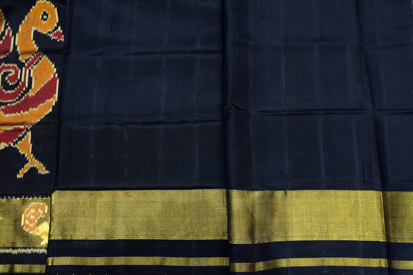 Patola saree in full black colour