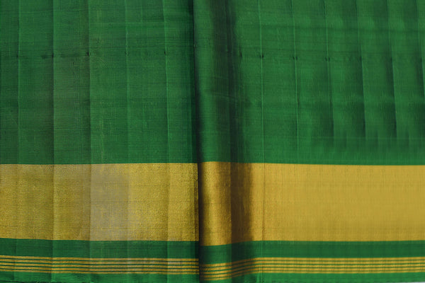 Patola saree in full green colour