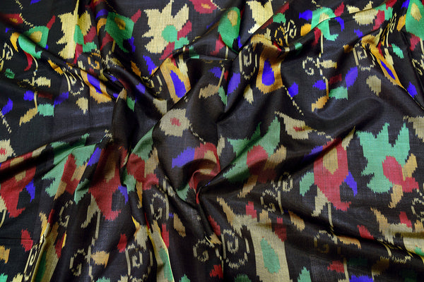 Patola saree in multi colour combination