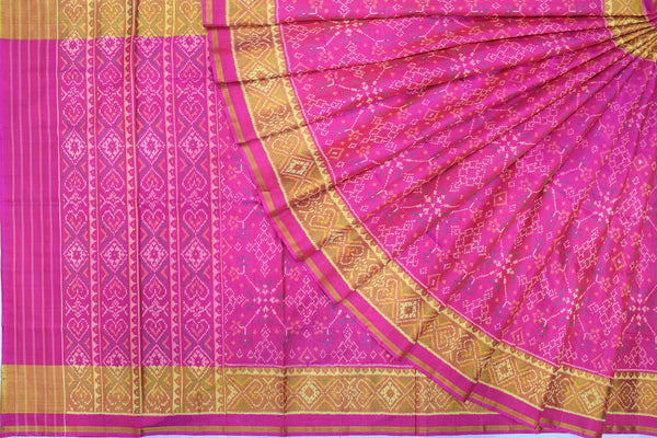 Patola saree in full pikn colour