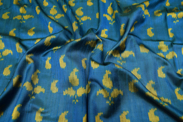 Patola saree in blue and sky blue combination