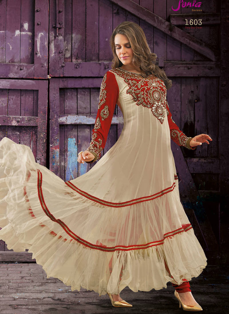 White red top combination suit