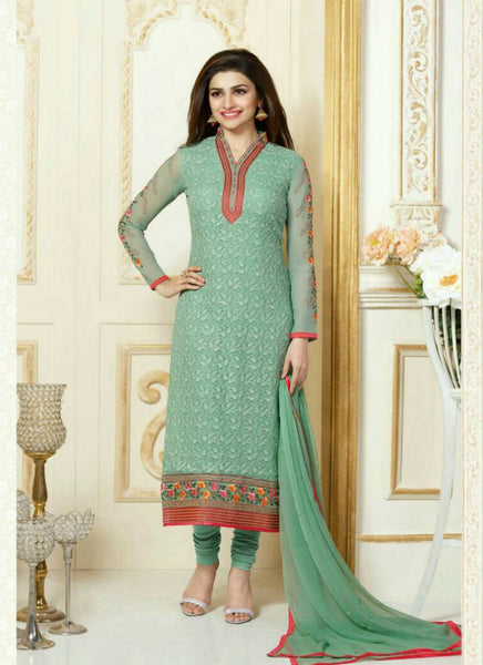 Pista straight salwar suit - New India Fashion