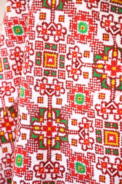 White Navatna Patan Patola Dupatta