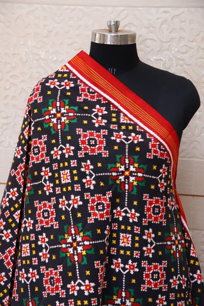 Double Ikat Patola Silk Dupatta