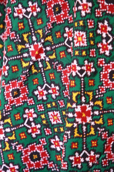 Greeen Navratna Patola Dupatta