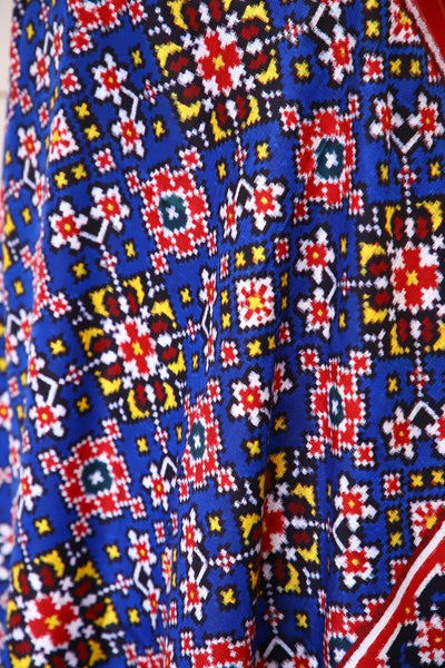 Blue Navratna Dupatta Full size Dupatta