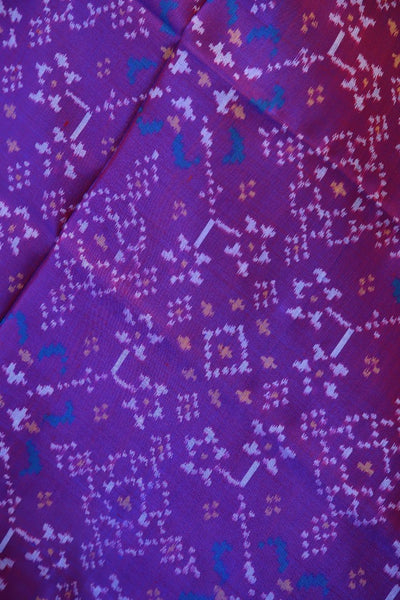 Traditional Navratna design in Red and blue combination colour Dupatta