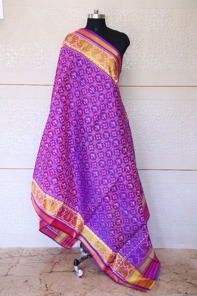 Traditional Buttonful design in Blue and Red combination